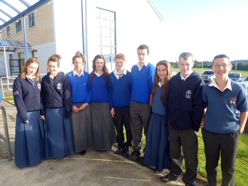 Lucky winners of the Ballybunion (Co. Kerry) Irish College Scholarship