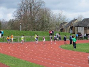 Limerick and Clare ETB Sports Day Relay Changeover