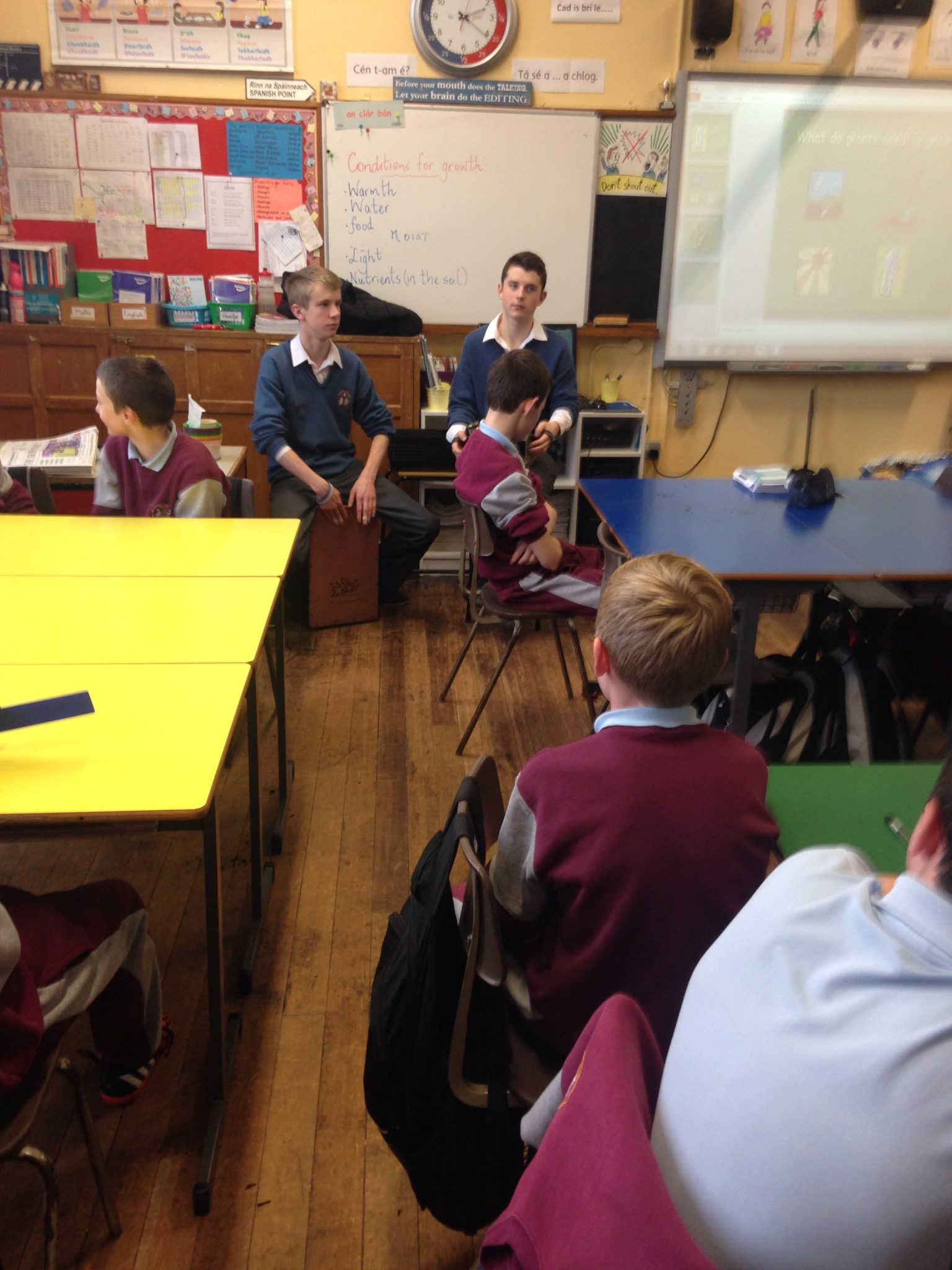 Desmond College Students visiting Locally Primary Schools