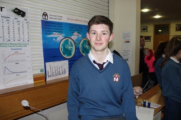 Darragh Mc Mahon with his project E-COoker