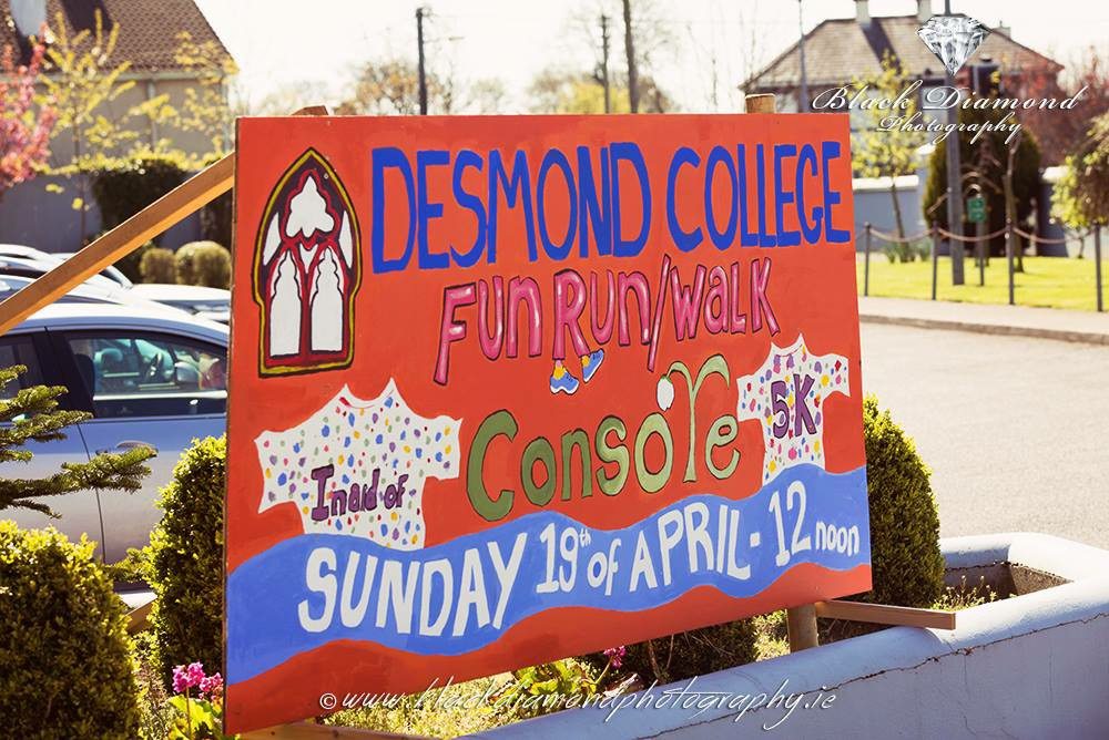 Desmond College's 5km Fun Run / Walk in Aid of Console, on Sunday 19th April 2015.