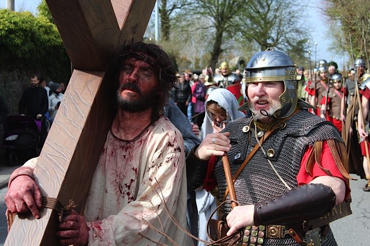 Dramatic Reconstruction of the Passion of Jesus by Desmond College in The Way of the Cross