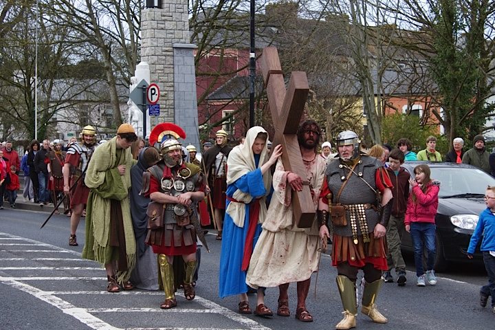 The Way of the Cross Good Friday 2015 Around Newcastle West Co. Limerick