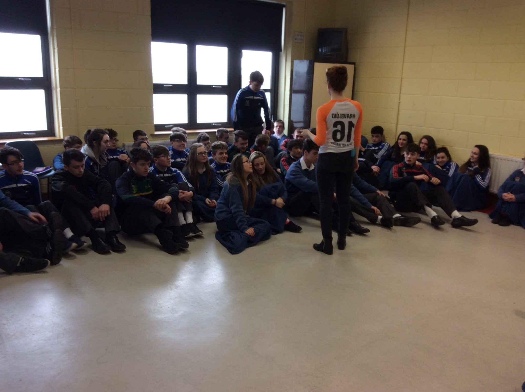 March 2016: Seachtain na Gaeilge Irish Language workshop for 5th years in Desmond College